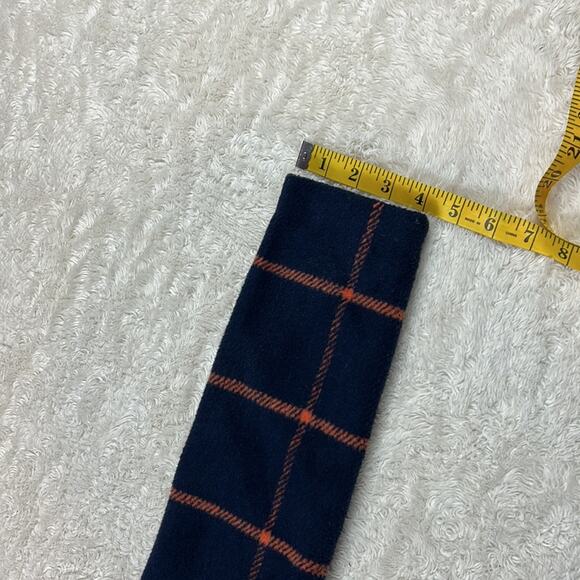 Blue and orange long sleeved drop waist dress, size med - Picture 7 of 8